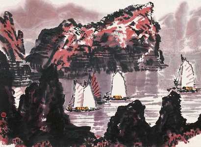 徐希 山水 镜心